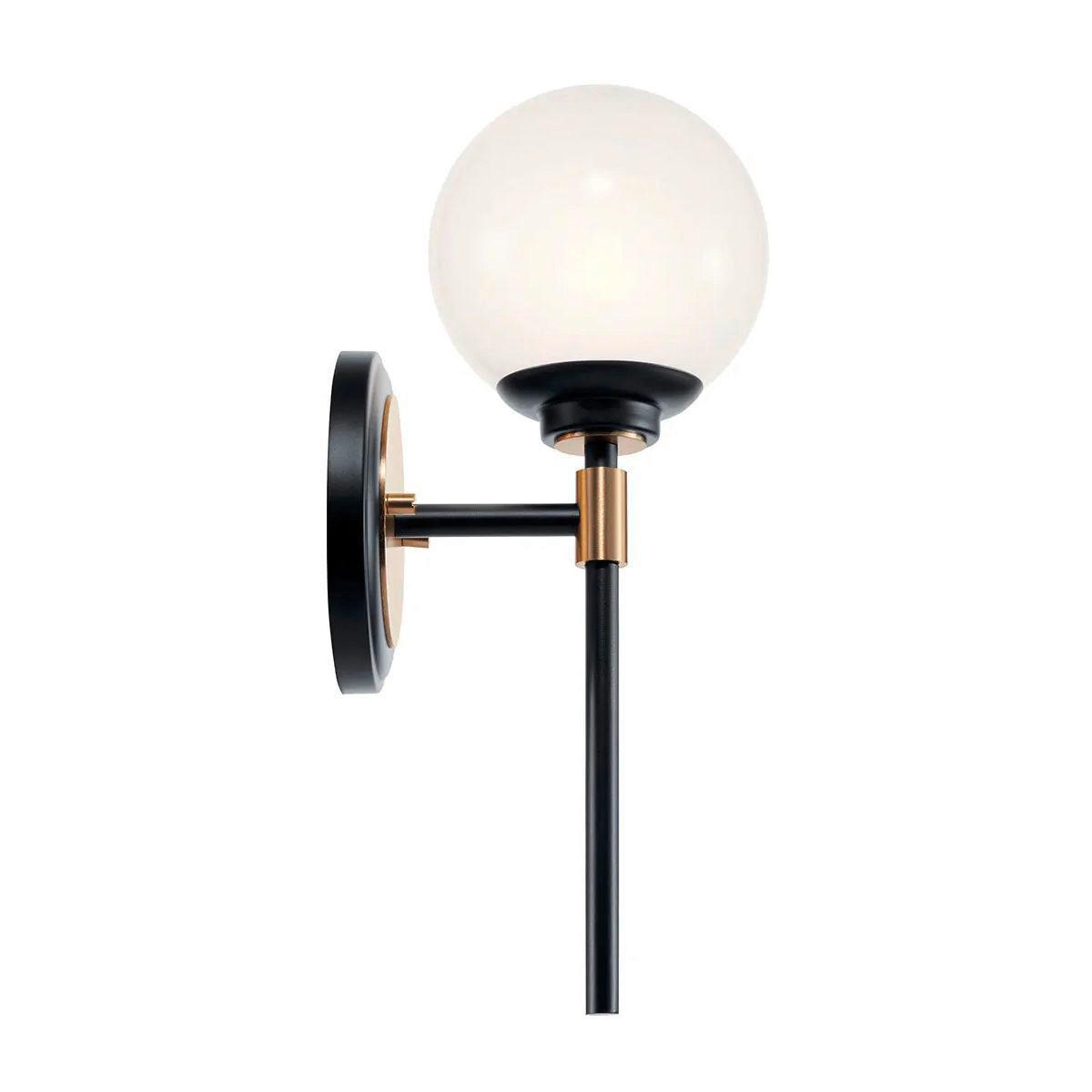 BADEZIMMER-WANDLEUCHTE - Champagner, Konventionell, Glas/Metall (34.8/12.8/16.6cm) - Elstead Lighting