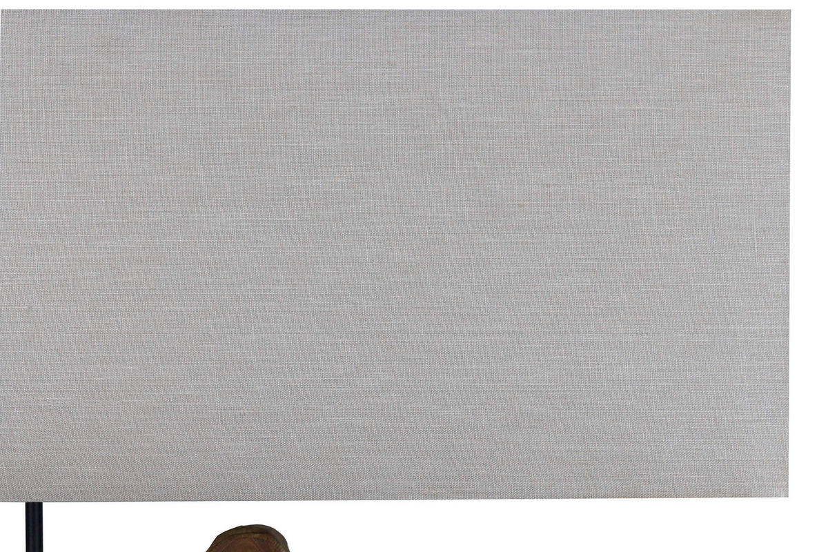 TISCHLEUCHTE 80/59/20 cm   - Beige/Schwarz, Design, Holz/Textil (80/59/20cm) - P & B