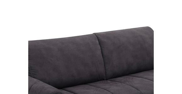 SCHLAFSOFA Leinenoptik Dunkelgrau  - Dunkelgrau/Schwarz, Design, Kunststoff/Textil (198/91/100cm) - Carryhome