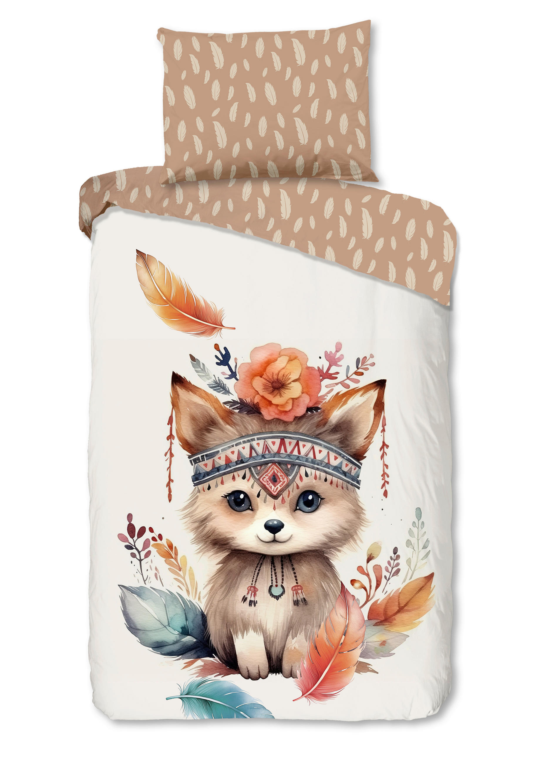 KINDERBETTWÄSCHE 140/200 cm  - Hellrosa/Multicolor, Trend, Textil (140/200cm)