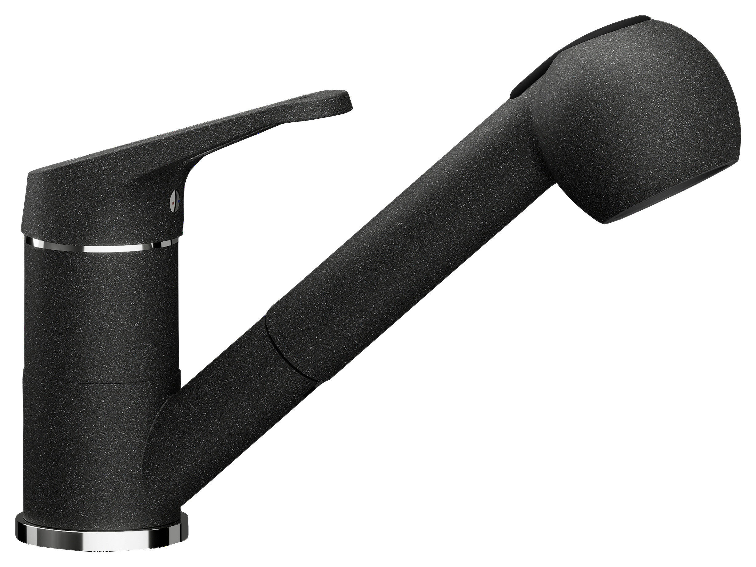 KÜCHENARMATUR 525122GON  - Graphitfarben, Basics, Stein/Metall (4,9/17,8/19,7cm) - Schock