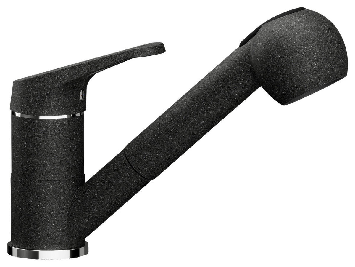 KÜCHENARMATUR 525122GON  - Graphitfarben, Basics, Stein/Metall (4,9/17,8/19,7cm) - Schock