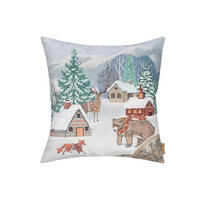 POTAH NA POLŠTÁŘ  45/45 cm - vícebarevná, textil (45/45cm) - X-Mas