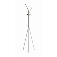 ŠATNÍ STOJAN - bílá/černá, Design, kov (46/178/46cm)