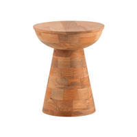 BEISTELLTISCH in Holz 37/37/45 cm  - Braun, Design, Holz (37/37/45cm) - Livetastic