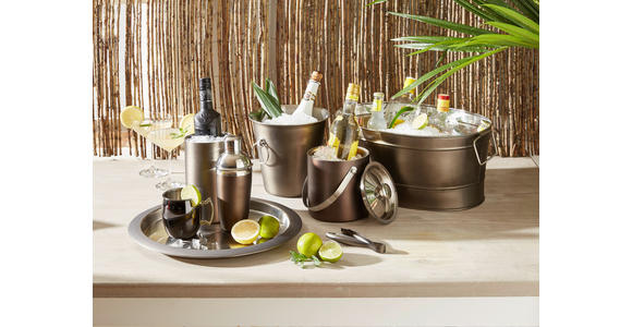 MOSCOW-MULE-BECHER  - Schwarz, Design, Metall (8,5/9,5cm) - Novel