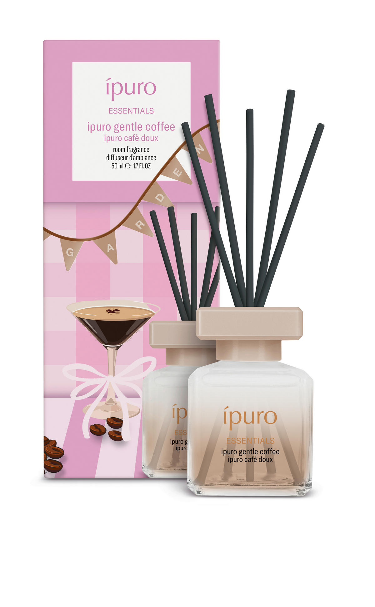 RAUMDUFT  - Pink, Basics, Glas (5,3/6,2/15,2cm) - Ipuro