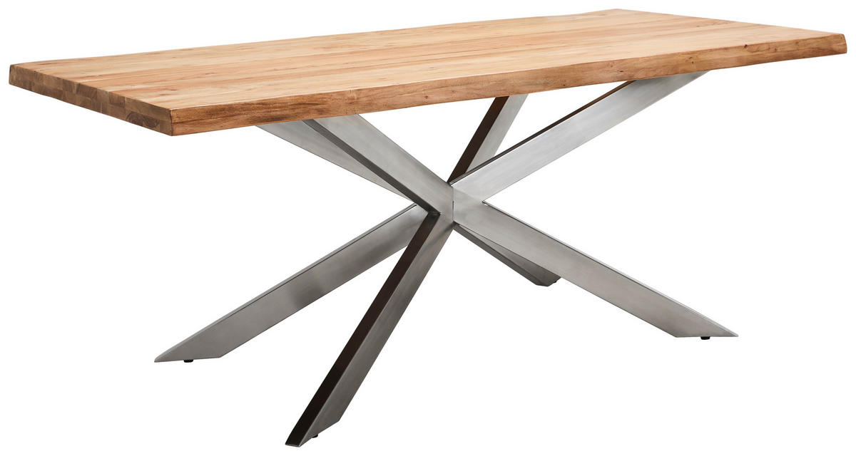 TISCHPLATTE in Holz 180/90/6 cm  - Eichefarben, Natur, Holz (180/90/6cm) - Valdera