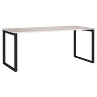 SCHREIBTISCH 180/80/75 cm  in Schwarz, Kaschmir  - Kaschmir/Schwarz, MODERN, Holzwerkstoff/Metall (180/80/75cm) - Novel