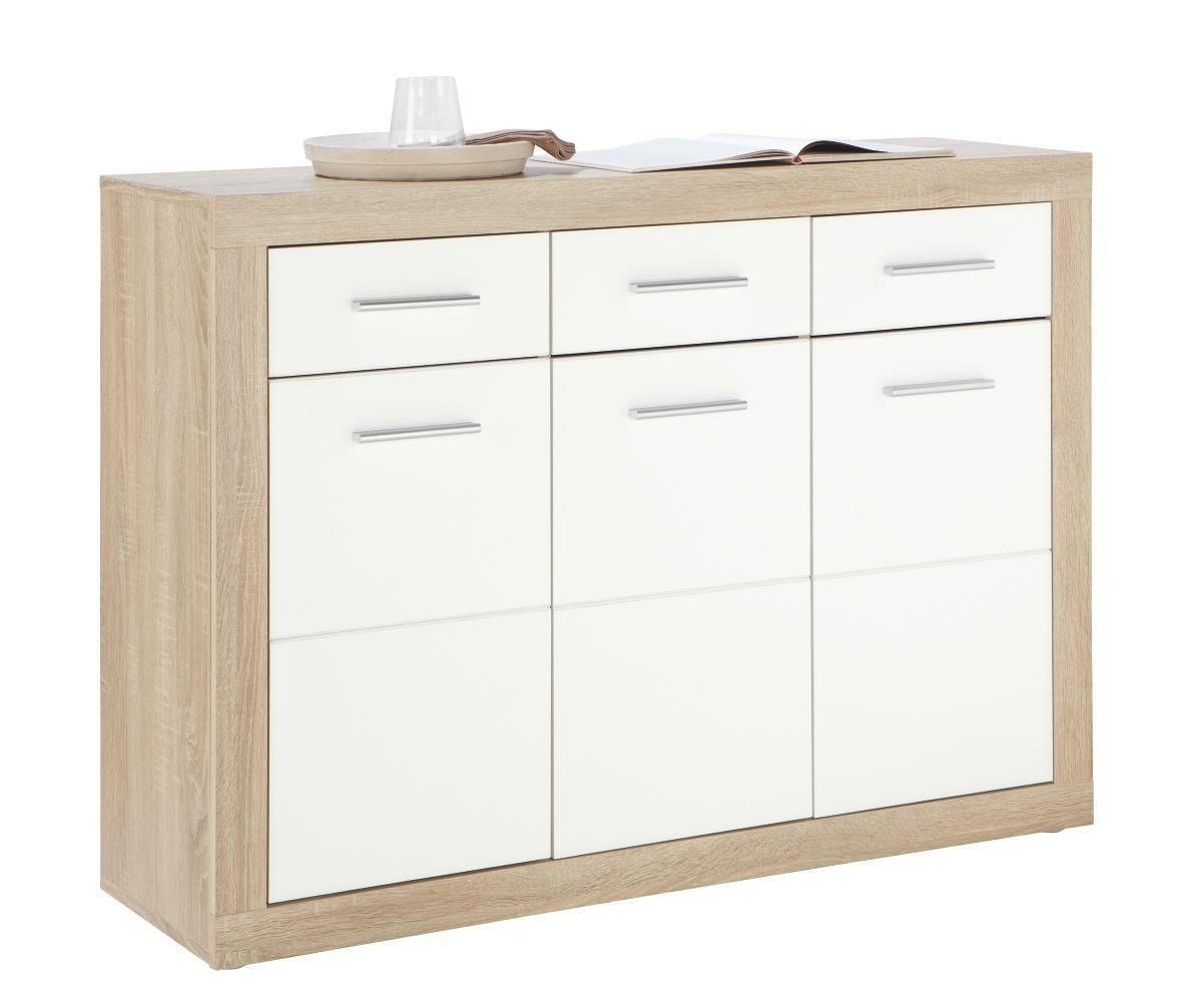 KOMMODE  in 117/88/37 cm  - Silberfarben/Alufarben, Design, Holz/Holzwerkstoff (117/88/37cm) - Xora