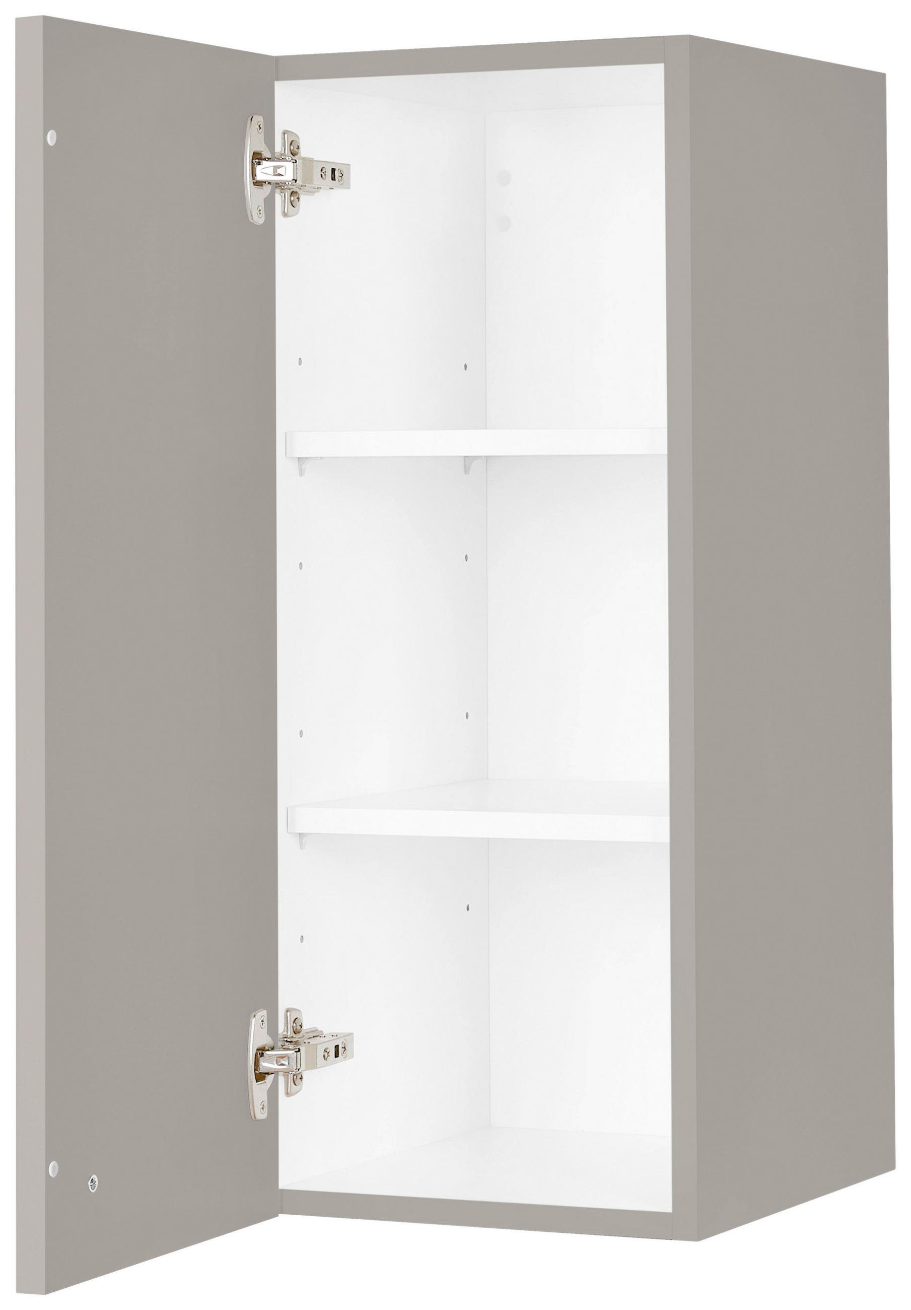 KÜCHENOBERSCHRANK 30/72/35 cm  in Grau  - Schwarz/Grau, MODERN, Holzwerkstoff/Metall (30/72/35cm) - Nobilia