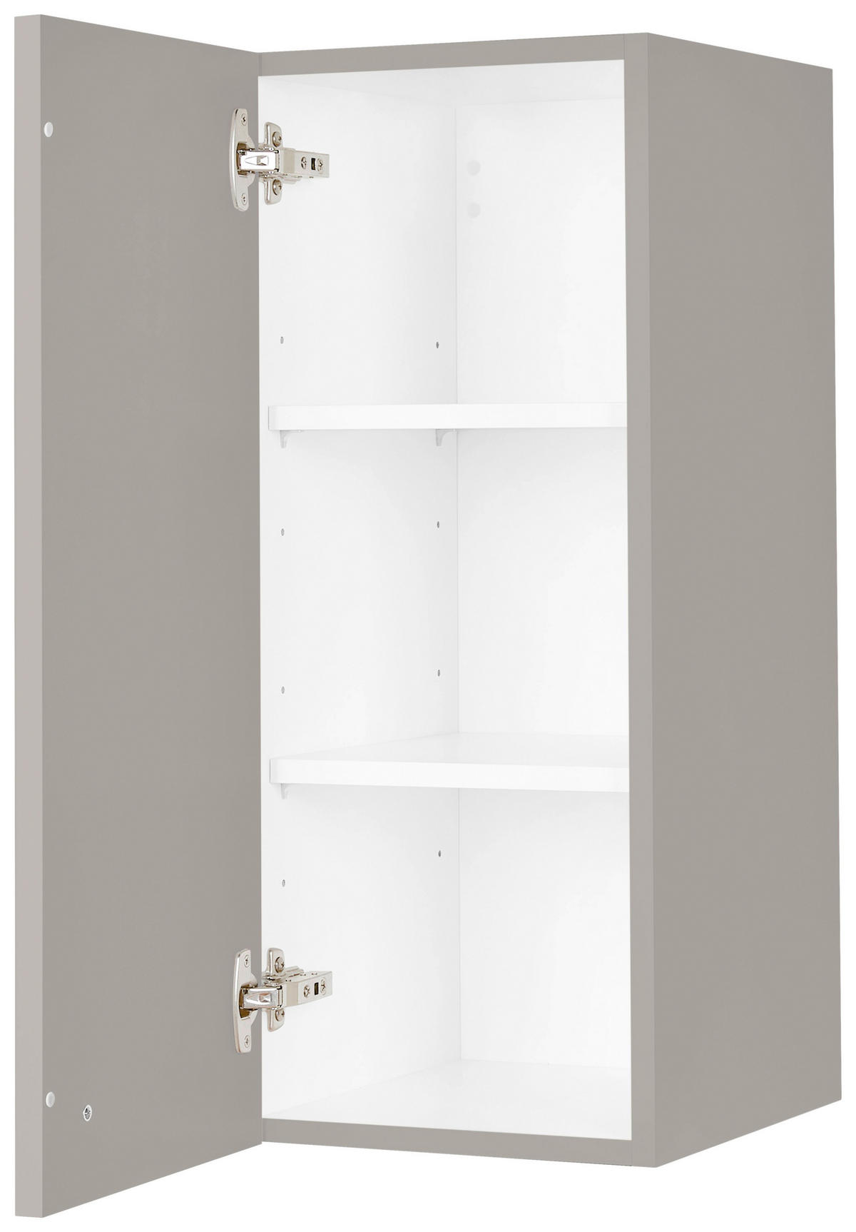 KÜCHENOBERSCHRANK 30/72/35 cm  in Grau  - Schwarz/Grau, MODERN, Holzwerkstoff/Metall (30/72/35cm) - Nobilia