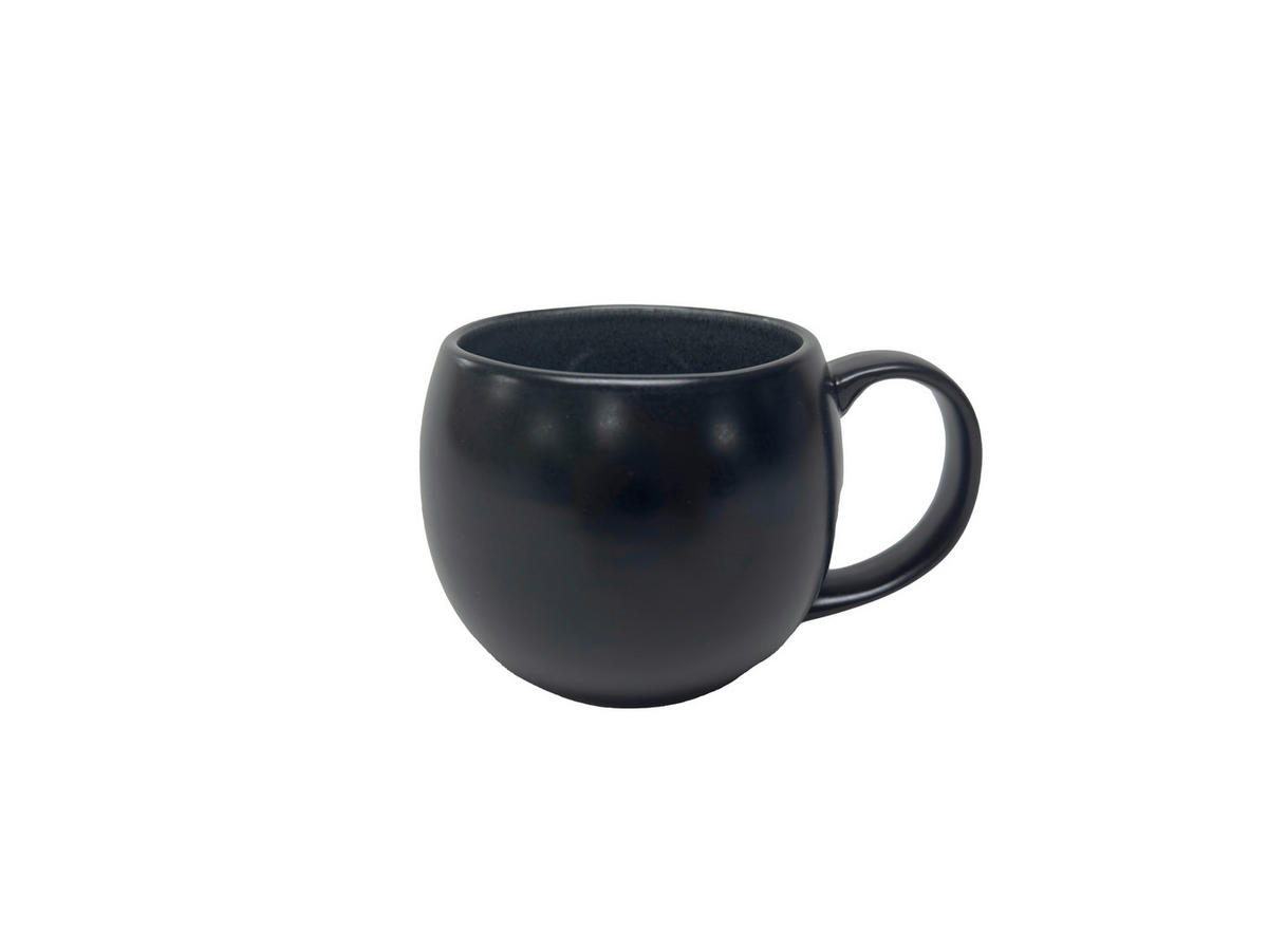 KAFFEEBECHER Faro  470 ml   - Schwarz, Design, Keramik (470ml) - Novel