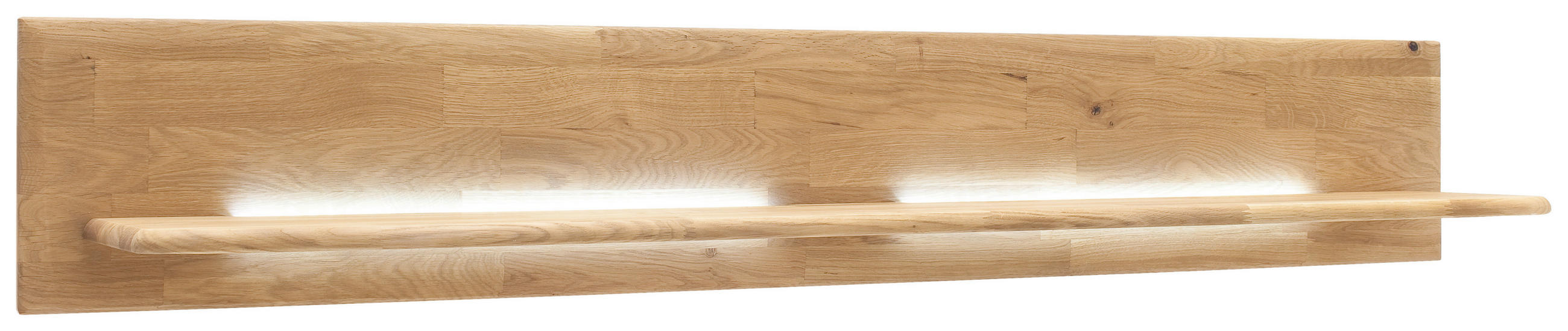 VÄGGHYLLA 150/24/25 cm  - ekfärgad, Design, trä (150/24/25cm) - Livetastic