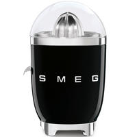ZITRONENPRESSE - Schwarz Hochglanz, Trend, Metall (16.6/28.1/16.6cm) - SMEG