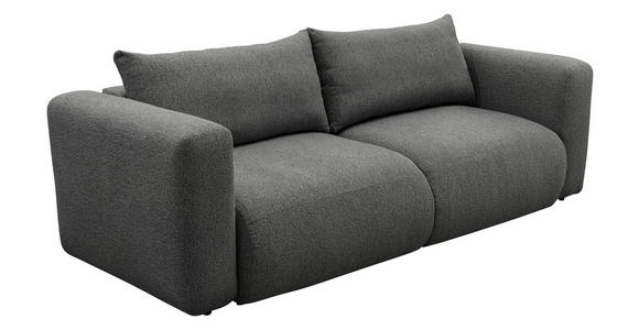 SCHLAFSOFA Flachgewebe Anthrazit  inkl.  - Anthrazit/Schwarz, MODERN, Kunststoff/Textil (248/94/109cm) - Carryhome