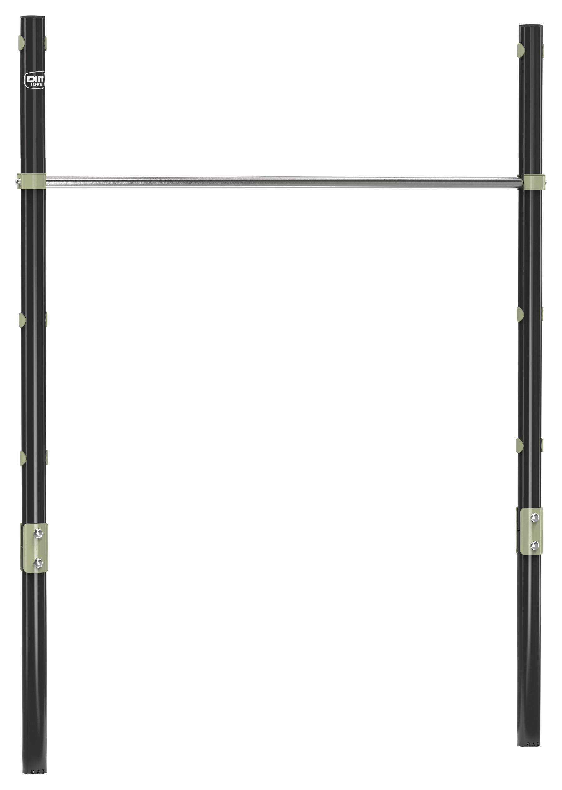 KLETTERGERÜST - Schwarz/Hellgrün, MODERN, Metall (115/154/10cm)