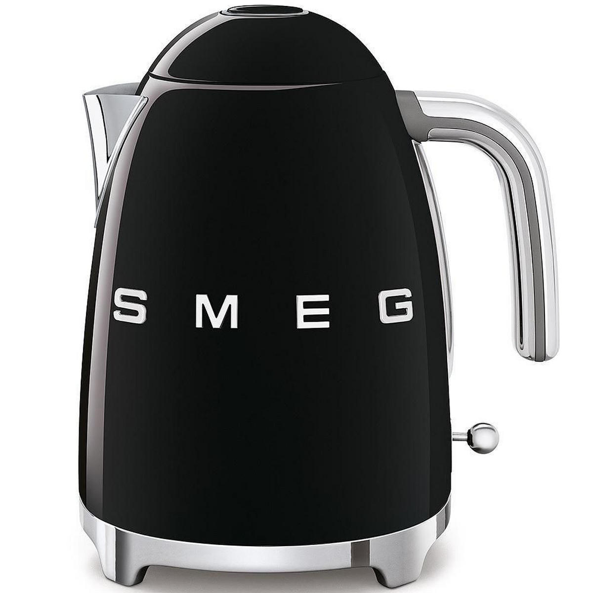 WASSERKOCHER 50´s Style 1,7 L  - Schwarz, Basics, Metall (22,3/24,8/17,1cm) - SMEG