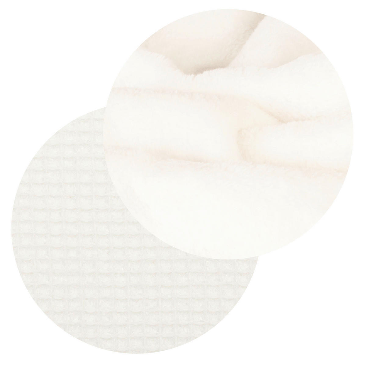 SCHMUSEDECKE  75/100 cm  - Weiß, Basics, Textil (75/100cm) - Babybay