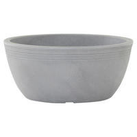 PFLANZENTOPF 48/22 cm  - Grau, Basics, Kunststoff (48/22cm) - Siena Garden