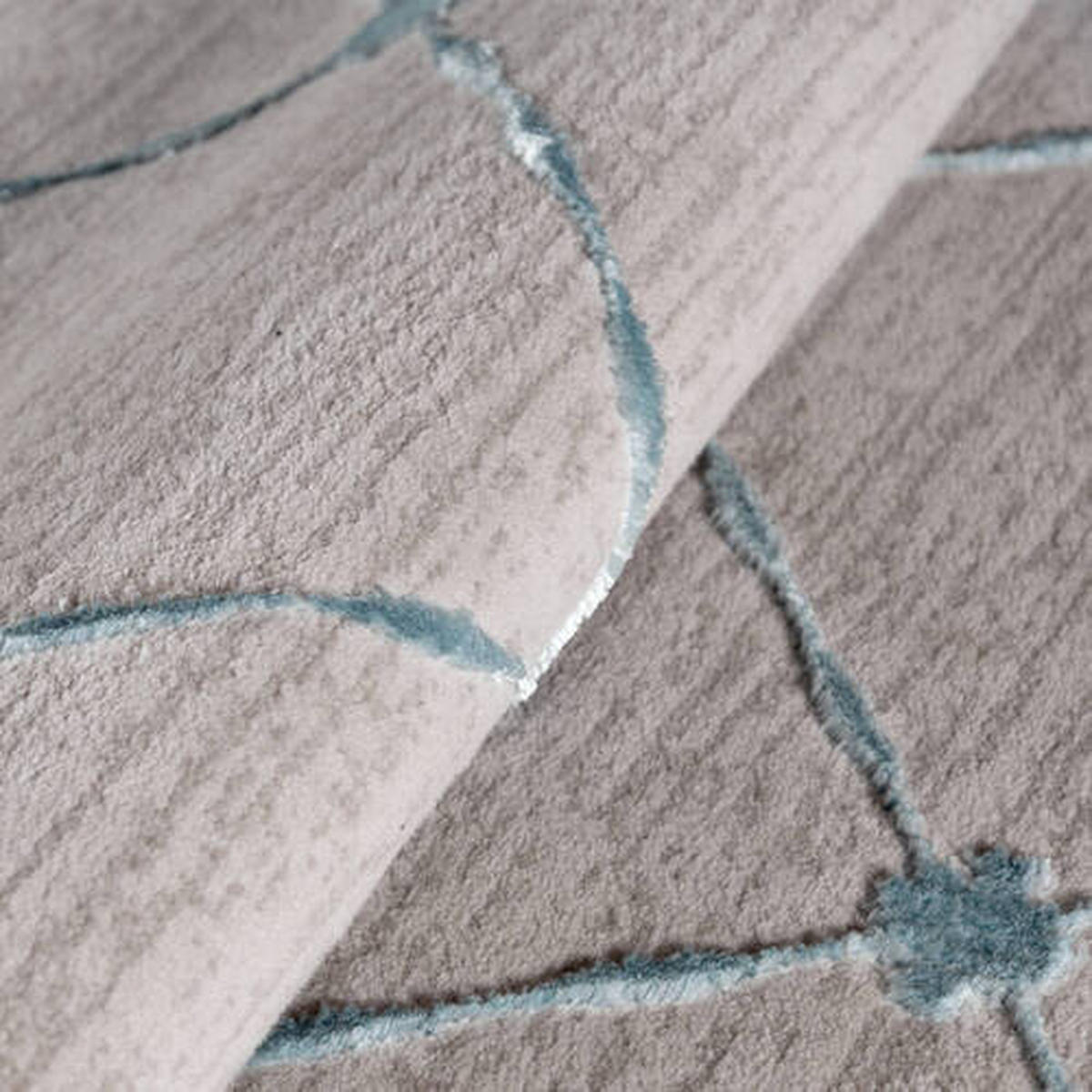 WEBTEPPICH 120/170 cm LARA Blau  - Blau, Basics, Textil (120/170cm)