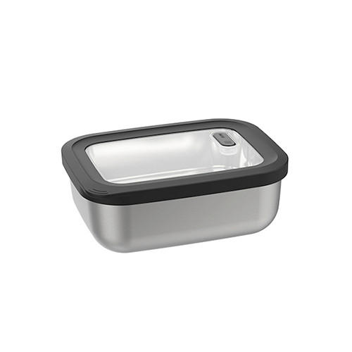 Gefu Frischhaltedose Provido Schwarz, Transparent 15.2x7.5x19.7 cm