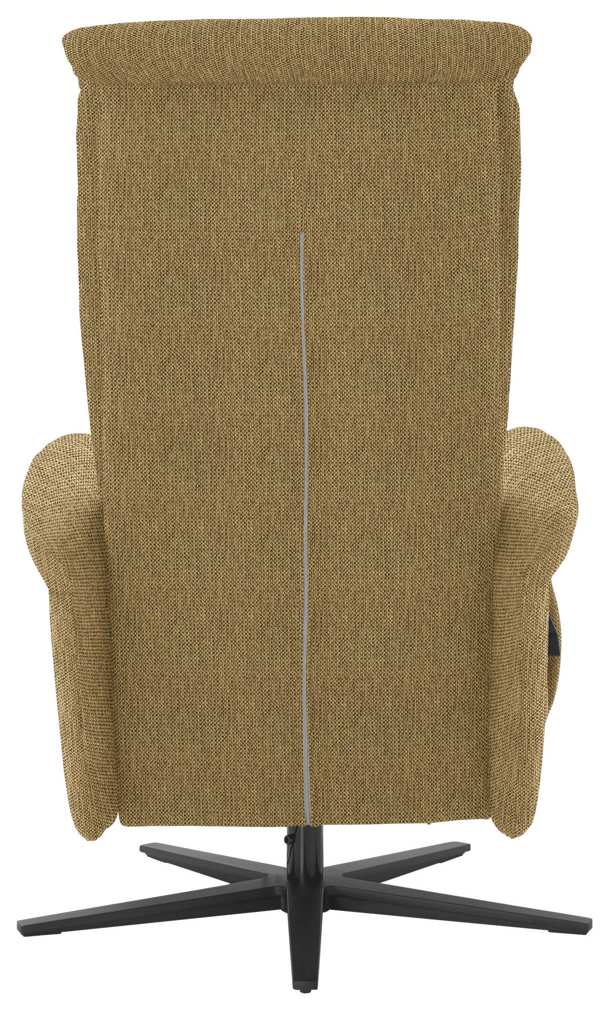 RELAXSESSEL in Textil Messingfarben  - Messingfarben/Schwarz, Design, Textil/Metall (77/115/89cm) - Pure Home Comfort