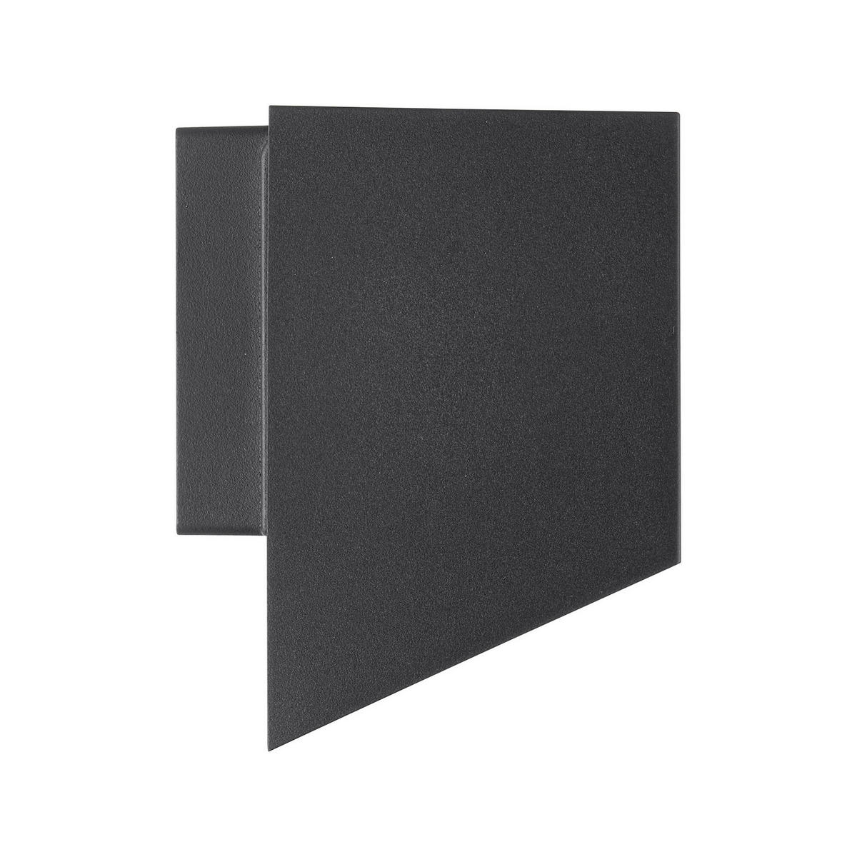 AUßENWANDLEUCHTE 8/12/9,5 cm   - Schwarz, Design, Metall (8/12/9,5cm) - Nordlux