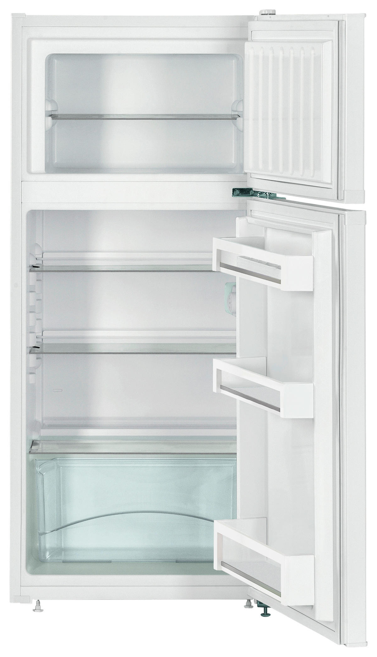 KÜHL-GEFRIER-KOMBINATION 55/124,1/63 cm CTe 2131  - Weiß, Basics, Metall (55/124,1/63cm) - Liebherr