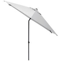 SONNENSCHIRM 300 cm Hellgrau  - Hellgrau/Schwarz, Basics, Textil/Metall (300cm) - Kettler