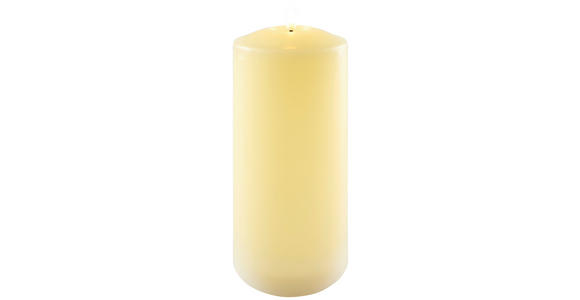 LED-KERZE 10/22,5 cm - Creme, Basics, Naturmaterialien/Kunststoff (10/22,5cm) - Ambia Home