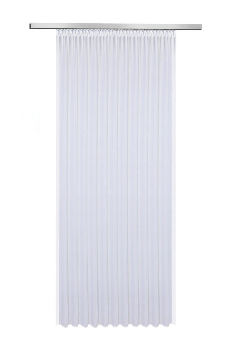 FERTIGSTORE  transparent  300/245 cm   - Weiß, Basics, Textil (300/245cm)