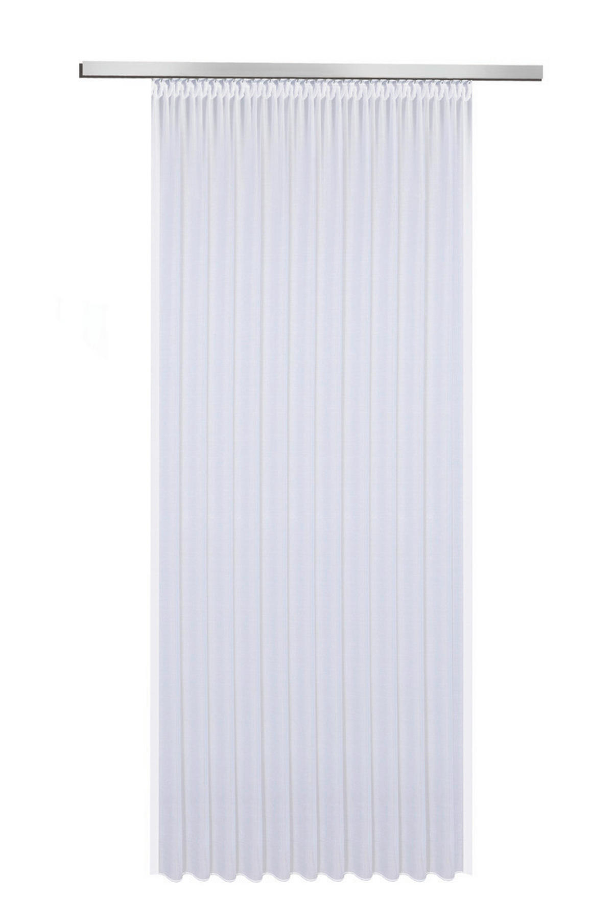 FERTIGSTORE  transparent  300/245 cm   - Weiß, Basics, Textil (300/245cm)