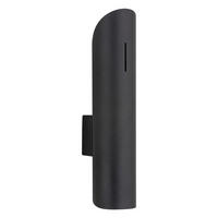 WANDLEUCHTE Argon Akron 24.5/8/5.5 cm  - Schwarz, Design, Metall (24.5/8/5.5cm)