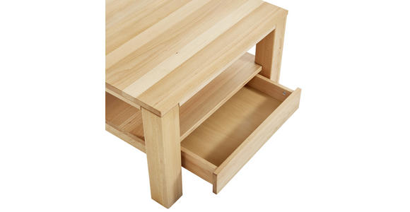 COUCHTISCH Kernbuche massiv quadratisch Buchefarben 70/70/47,5 cm  - Buchefarben, Natur, Holz (70/70/47,5cm) - Linea Natura