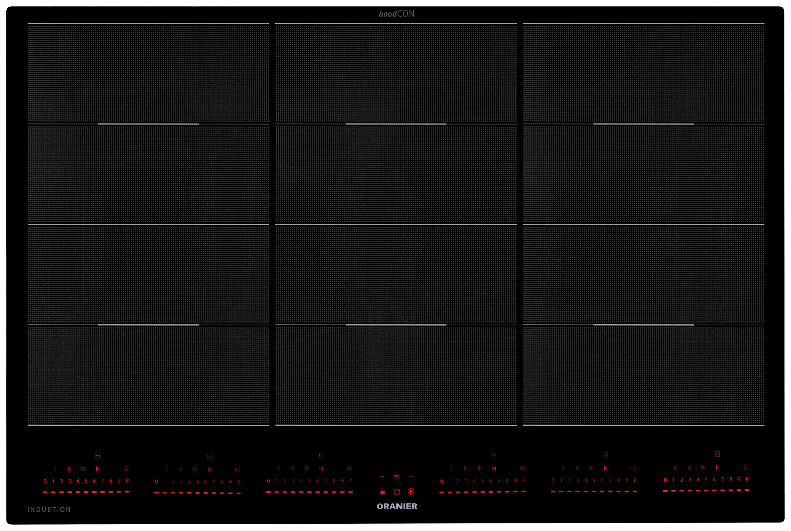 INDUKTIONSKOCHFELD FLI680  - Schwarz, Basics, Glas (78/52/5,5cm) - Oranier