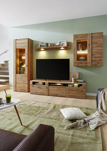 Wohnwand 4 Teilig Mit Massivholz Hier Entdecken