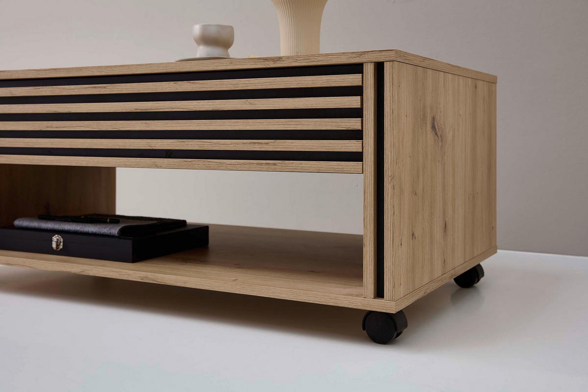 COUCHTISCH in Holzwerkstoff 60/90/42 cm  - Eiche Artisan, Design, Holzwerkstoff (60/90/42cm) - MID.YOU