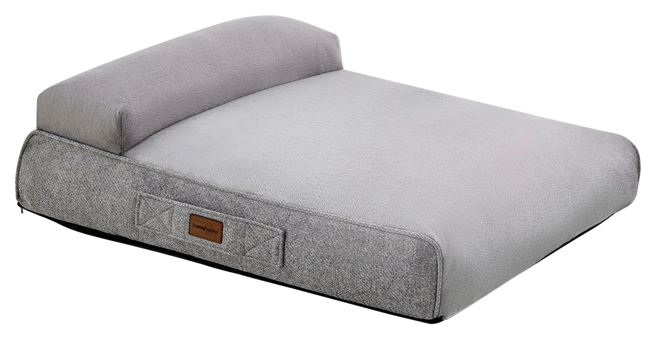 HUNDEBETT - Grau, Basics, Textil (110/80cm) - Yatas