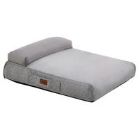 HUNDEBETT - Grau, Basics, Textil (110/80cm) - Yatas