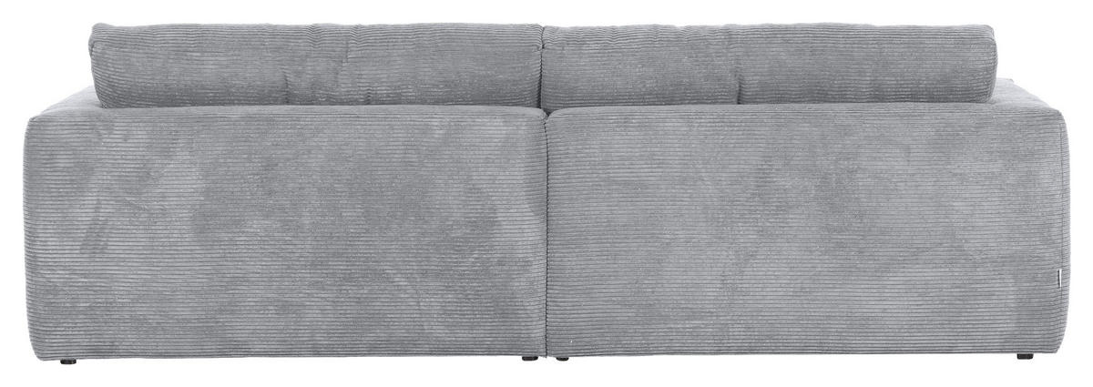NAGY KANAPÉ textil világosszürke  - világosszürke/fekete, Konventionell, műanyag/textil (260/66/115cm) - MID.YOU