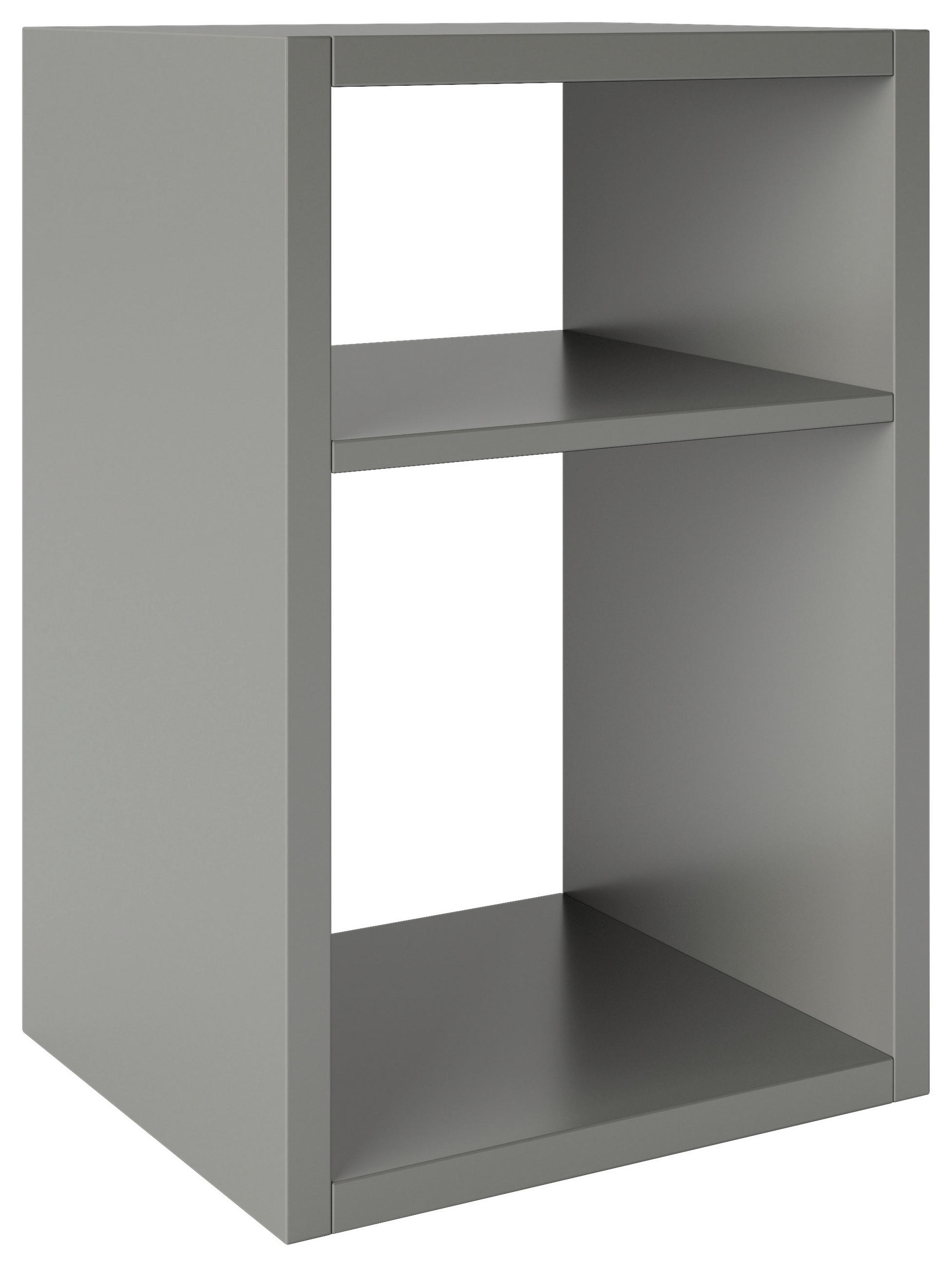 REGAL Grau - Grau, Basics, Holzwerkstoff (58/39/34cm) - MID.YOU