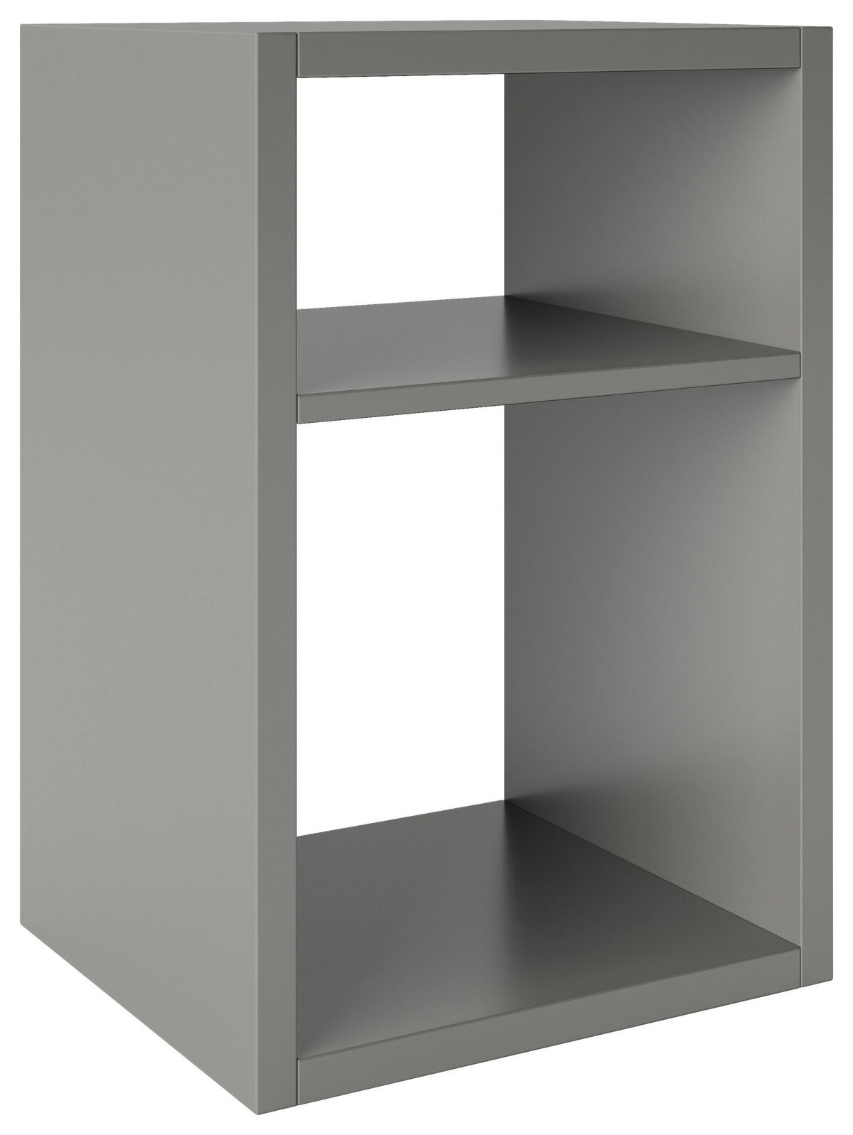 REGAL Grau  - Grau, Basics, Holzwerkstoff (58/39/34cm) - MID.YOU