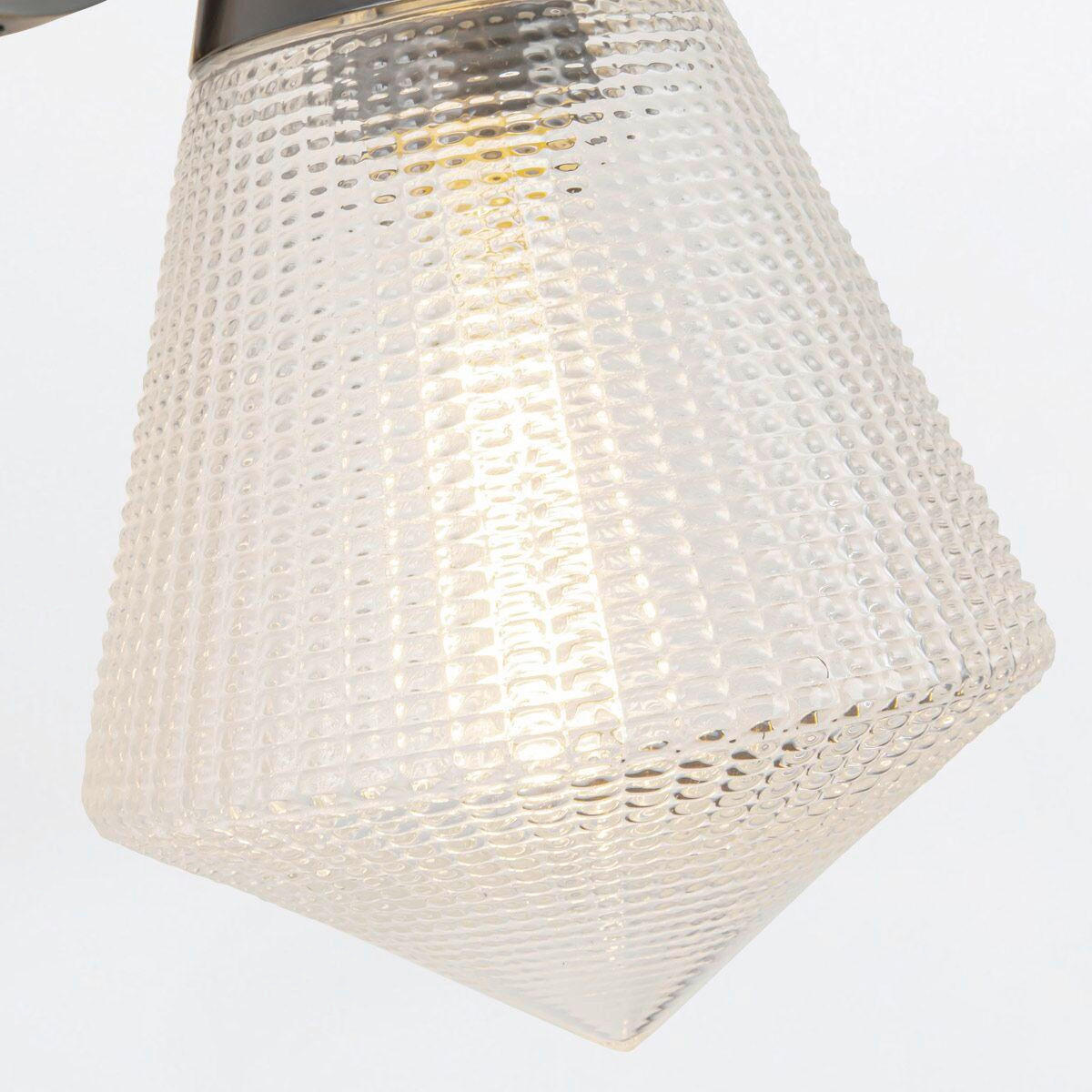 WANDLEUCHTE   - Bronzefarben, KONVENTIONELL, Glas/Metall (29,5/15,2/19,1cm) - Elstead Lighting