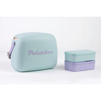 KÜHLBOX Polarbox Blau, Lila, Hellblau 6 L  - Blau/Lila, Basics, Kunststoff (30,3/24,2/18cm) - Polarbox