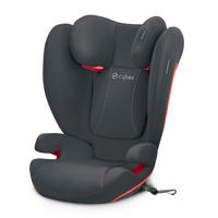 KINDERAUTOSITZ SOLUTION B I-FIX  - Dunkelgrau/Schwarz, Basics, Kunststoff/Textil (39/52/64cm) - cybex SILVER