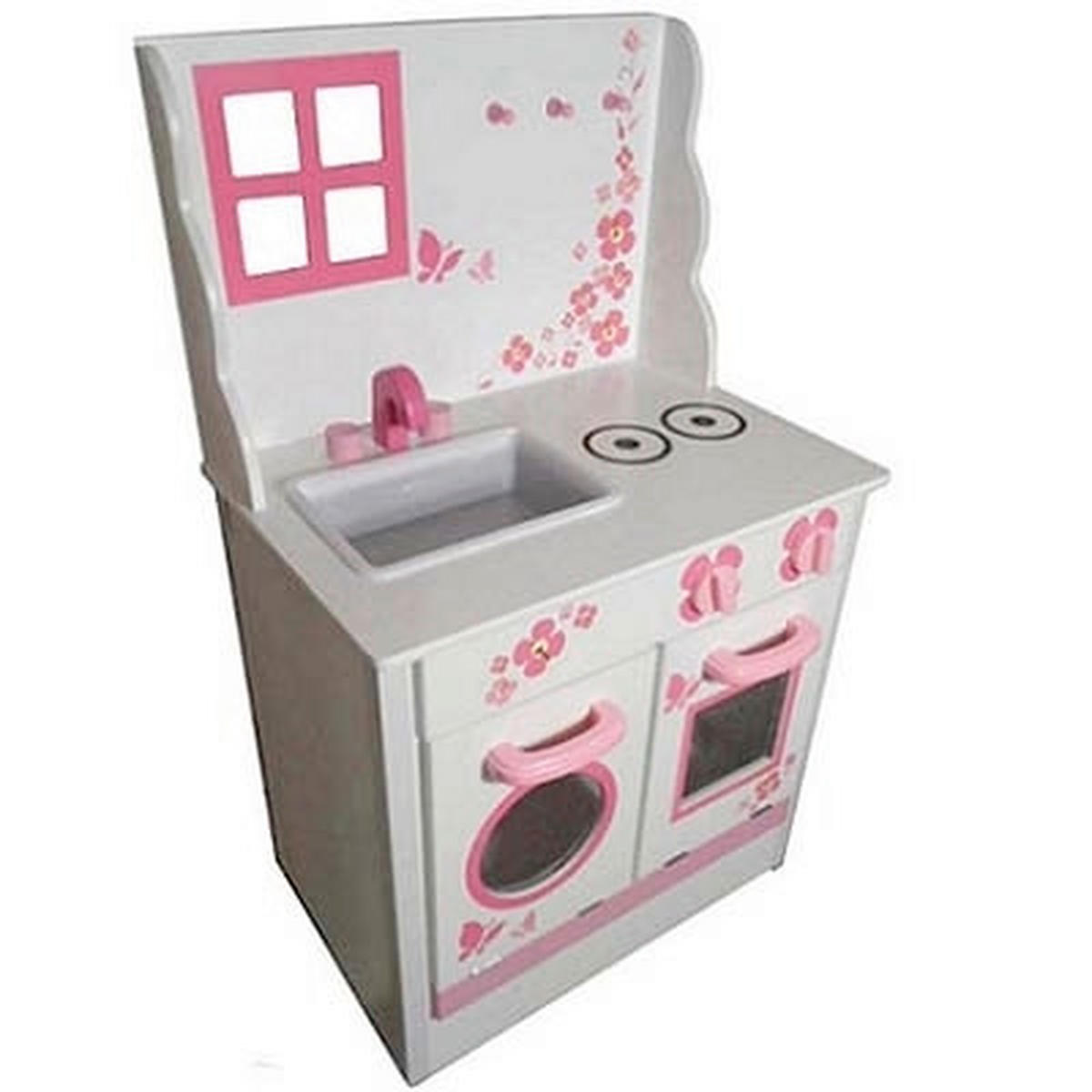 DJEČJA KUHINJA   - pink/bijela, Basics, drvo (40/30/74cm)