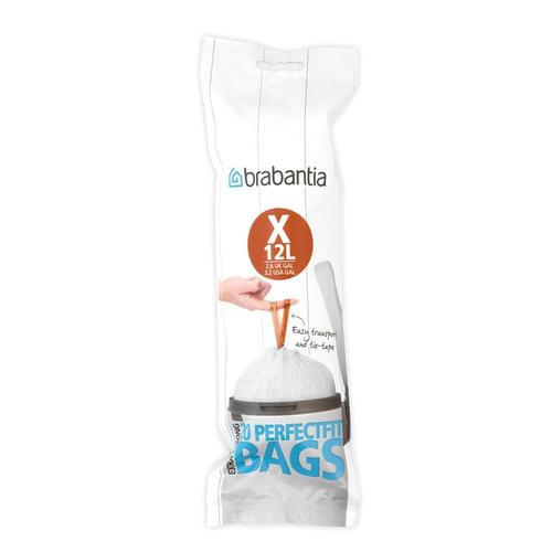 PYTEL NA ODPADKY  12 l - bílá, Design, plast (10-12cm) - Brabantia