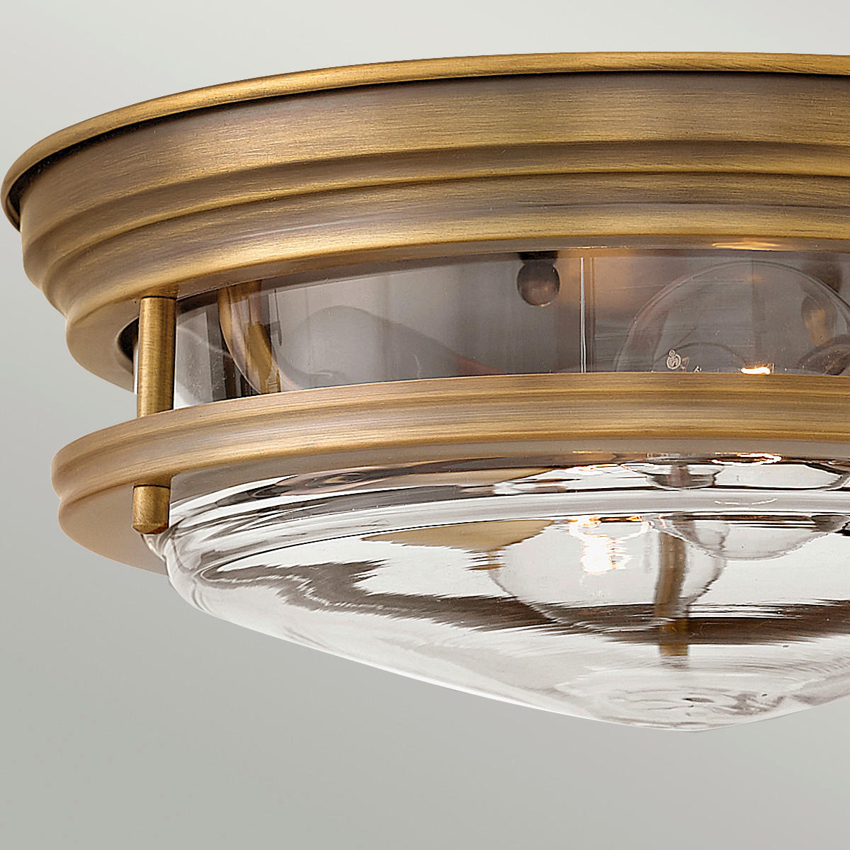 DECKENLEUCHTE  30.5/11.7 cm    - Bronzefarben, Lifestyle, Glas/Metall (30.5/11.7cm) - Elstead Lighting