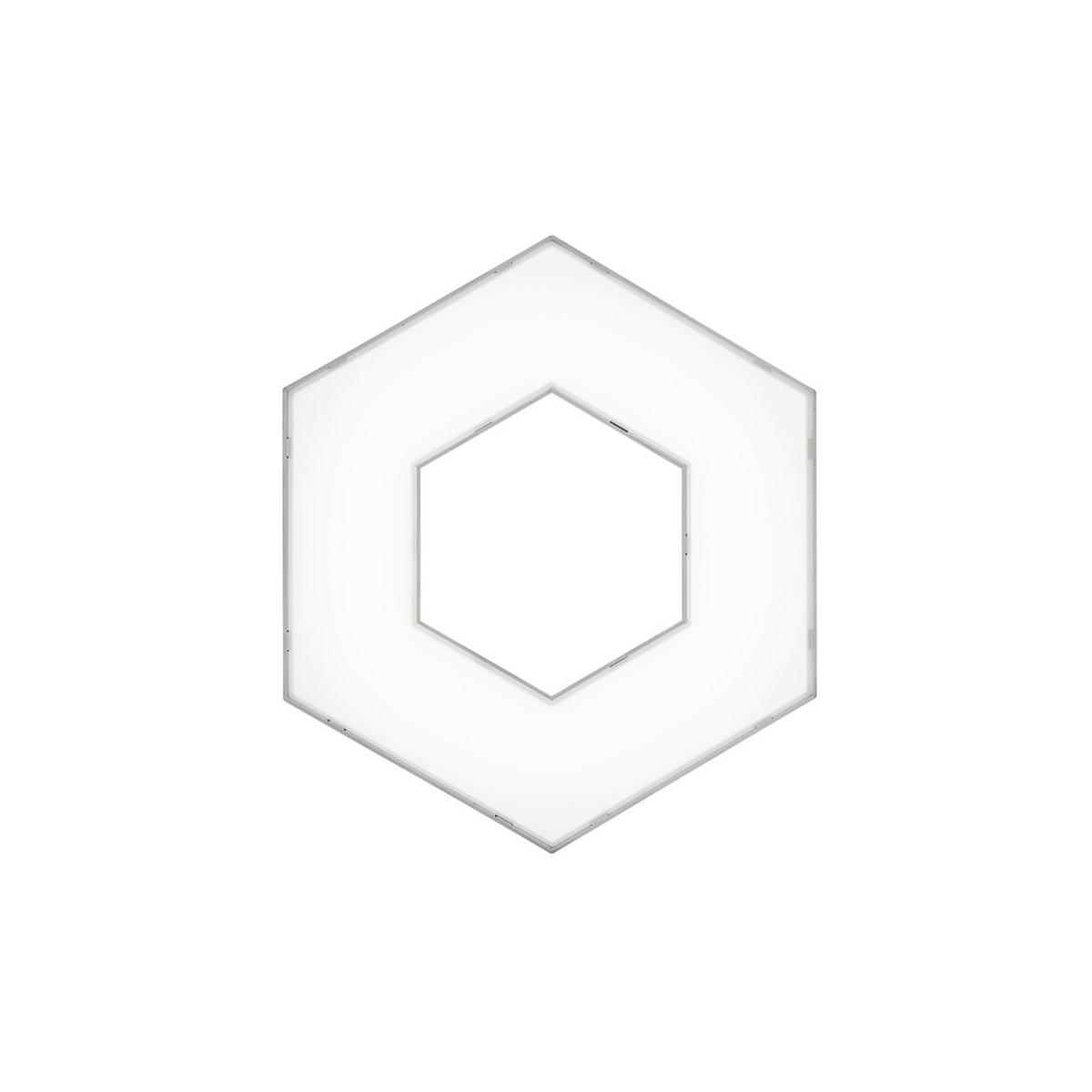 LED PLAFONJERA Solitaire  - bela, Trendi, plastika (38,7/6,0/33,5cm)